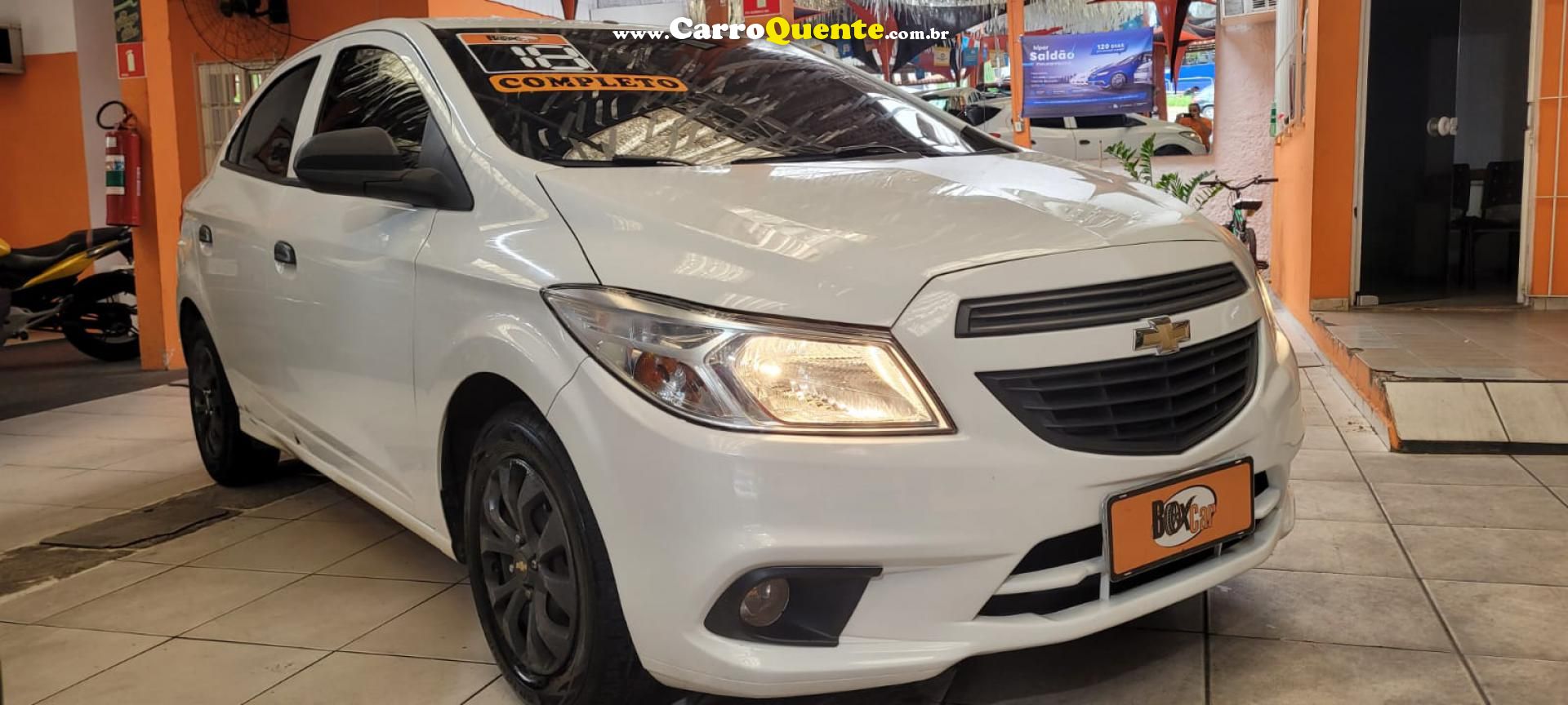 CHEVROLET   ONIX HATCH JOY 1.0 8V FLEX 5P MEC.   BRANCO 2018 1.0 FLEX - Loja