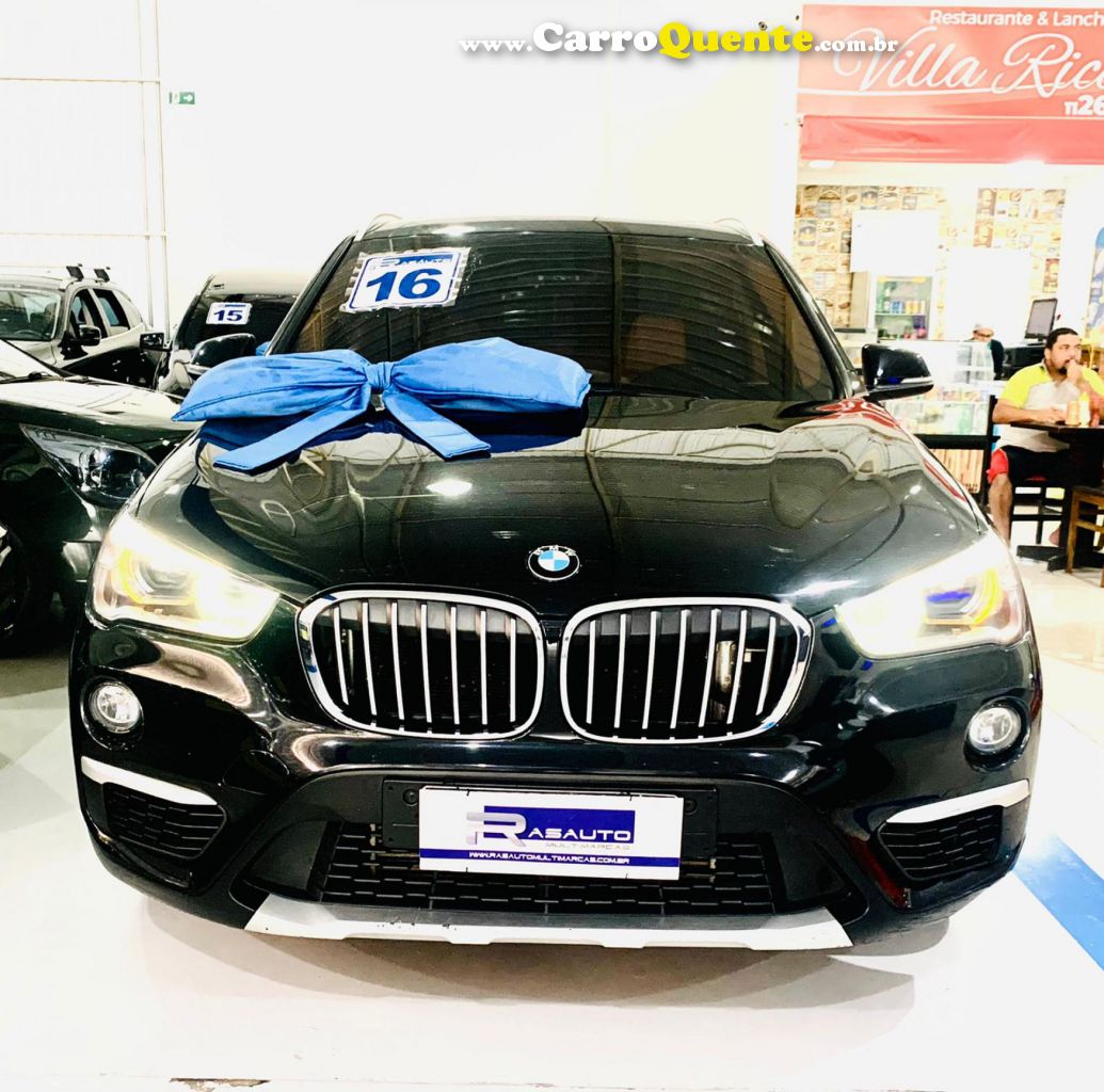 BMW   BMW X1 S20I ACTIVEFLEX   PRETO 2016 2.0 FLEX - Loja