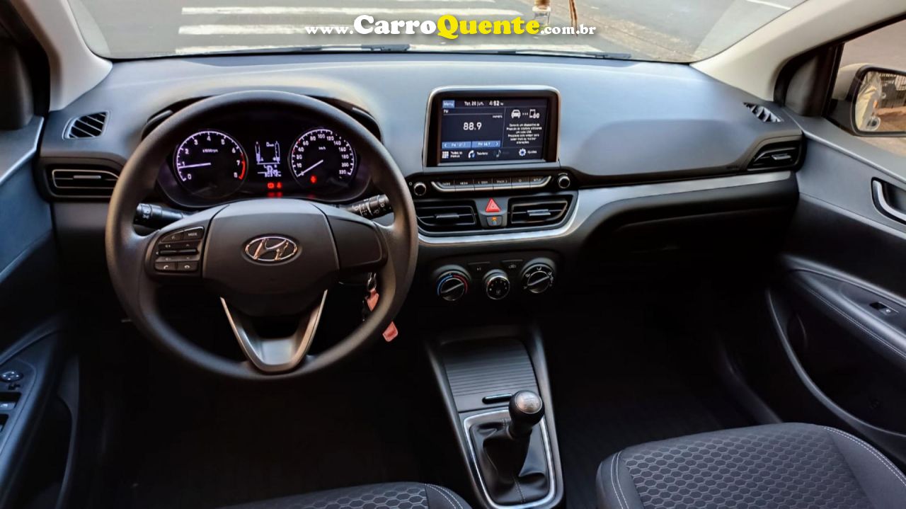 HYUNDAI   HB20 VISION 1.0 FLEX 12V MEC.   PRATA 2020 1.0 FLEX - Loja