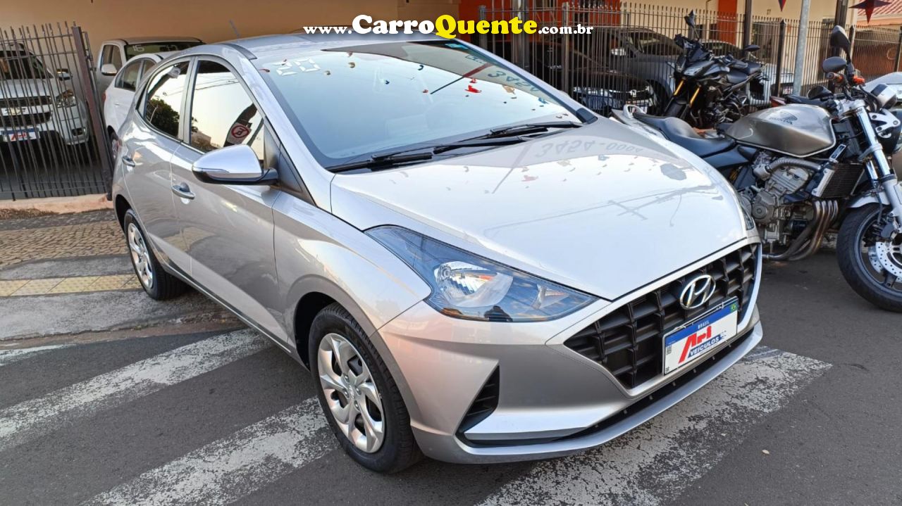 HYUNDAI   HB20 VISION 1.0 FLEX 12V MEC.   PRATA 2020 1.0 FLEX - Loja