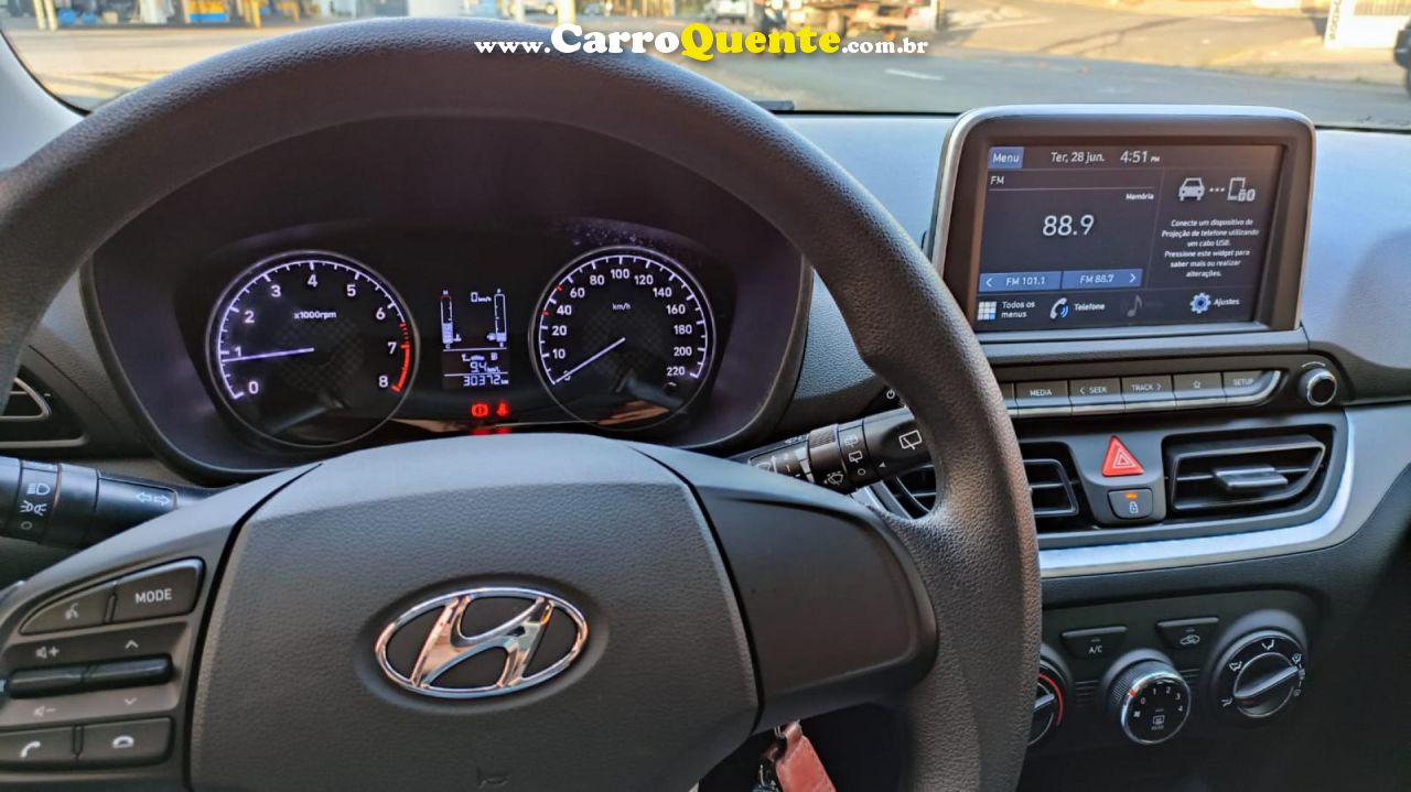 HYUNDAI   HB20 VISION 1.0 FLEX 12V MEC.   PRATA 2020 1.0 FLEX - Loja