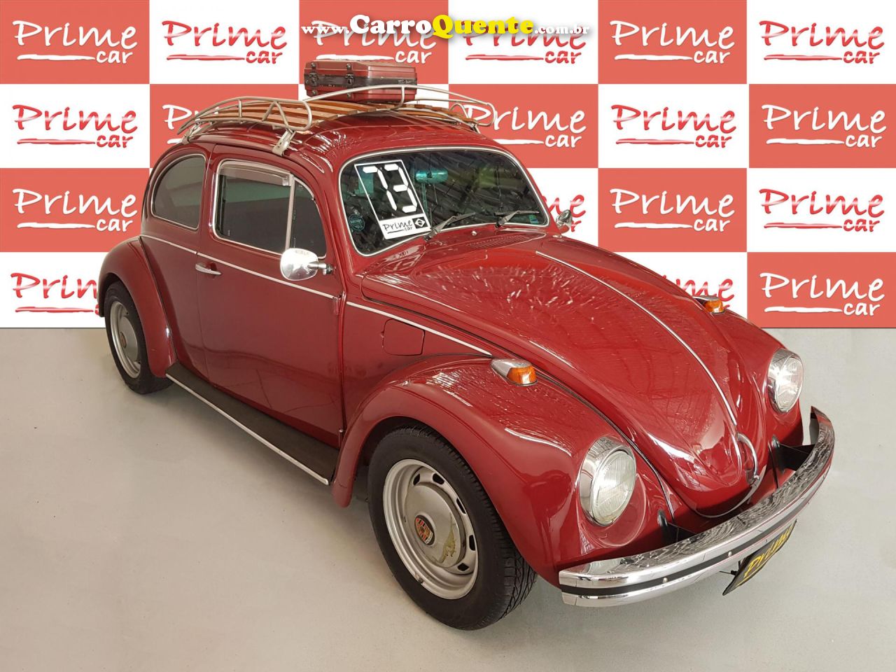 VOLKSWAGEN   FUSCA   VERMELHO 1973 1500 GASOLINA - Loja