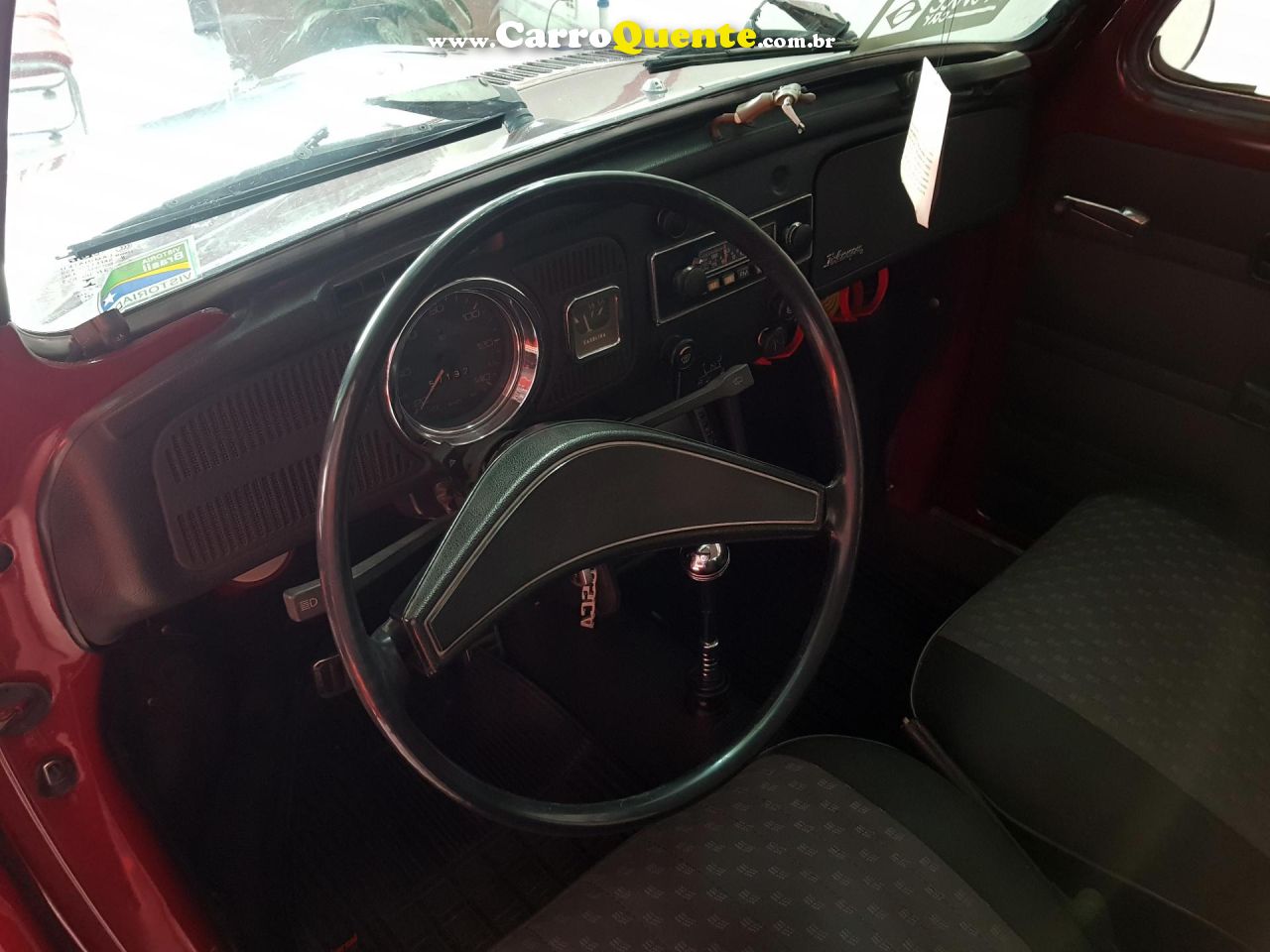 VOLKSWAGEN   FUSCA   VERMELHO 1973 1500 GASOLINA - Loja