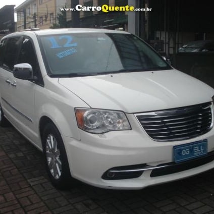 CHRYSLER   TOWN & COUNTRY LIMITED 3.8 3.6 V6 AUT.   BRANCO 2012 3.8 GASOLINA