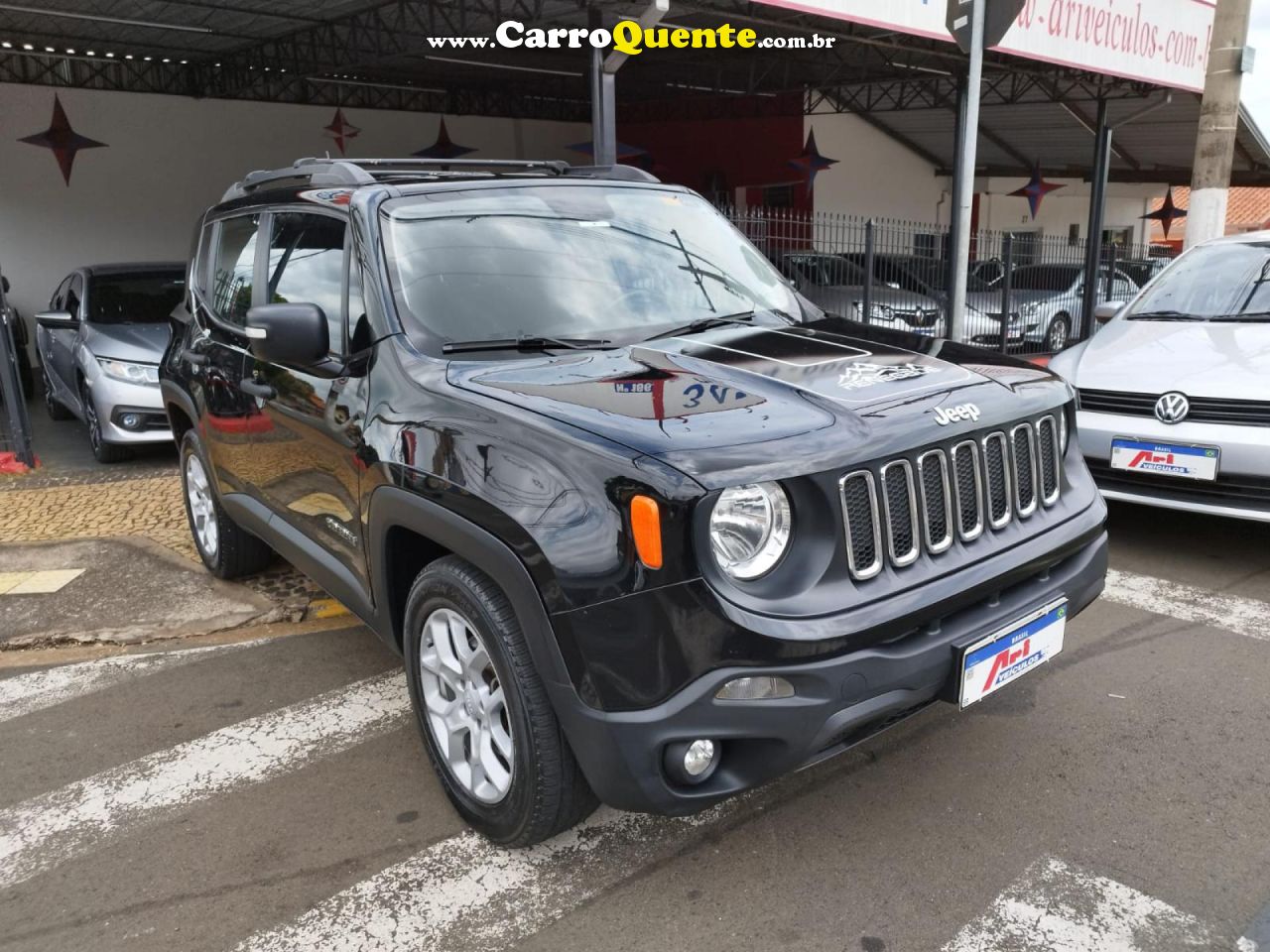 JEEP   RENEGADE SPORT 2.0 4X4 TB DIESEL AUT.   PRETO 2016 2.0 DIESEL - Loja