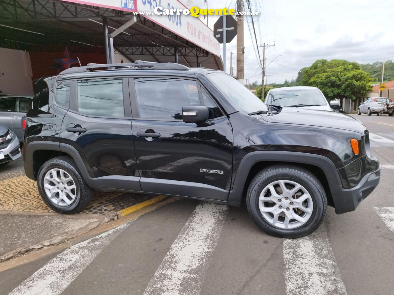 JEEP   RENEGADE SPORT 2.0 4X4 TB DIESEL AUT.   PRETO 2016 2.0 DIESEL - Loja