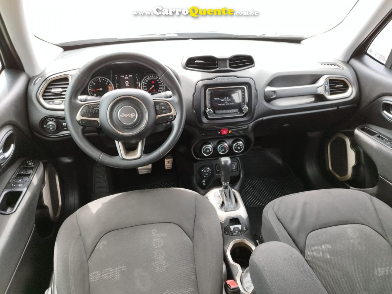 JEEP   RENEGADE SPORT 2.0 4X4 TB DIESEL AUT.   PRETO 2016 2.0 DIESEL - Loja