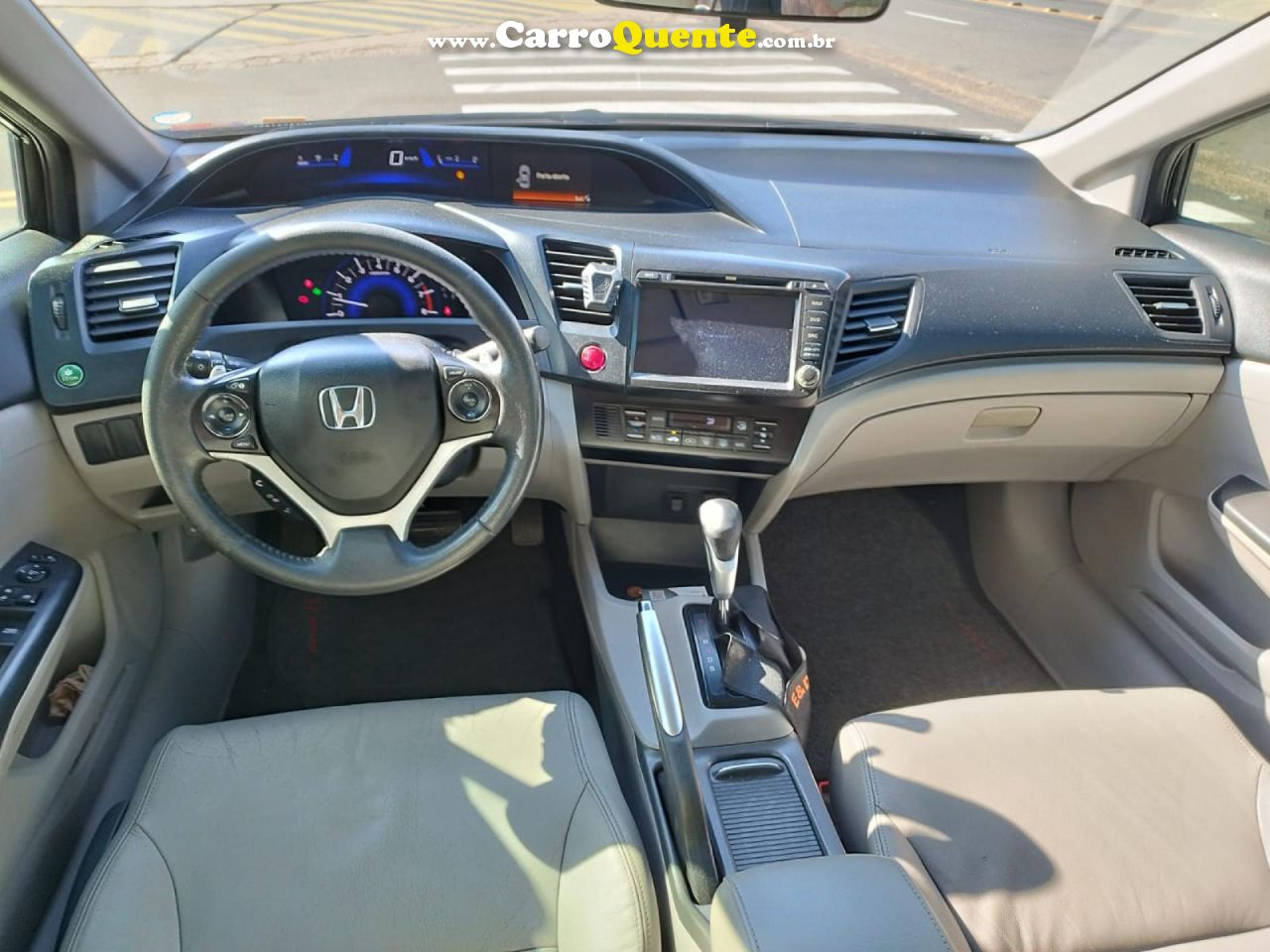 HONDA   CIVIC SEDAN LXR 2.0 FLEXONE 16V AUT. 4P   PRETO 2015 2.0 FLEX - Loja