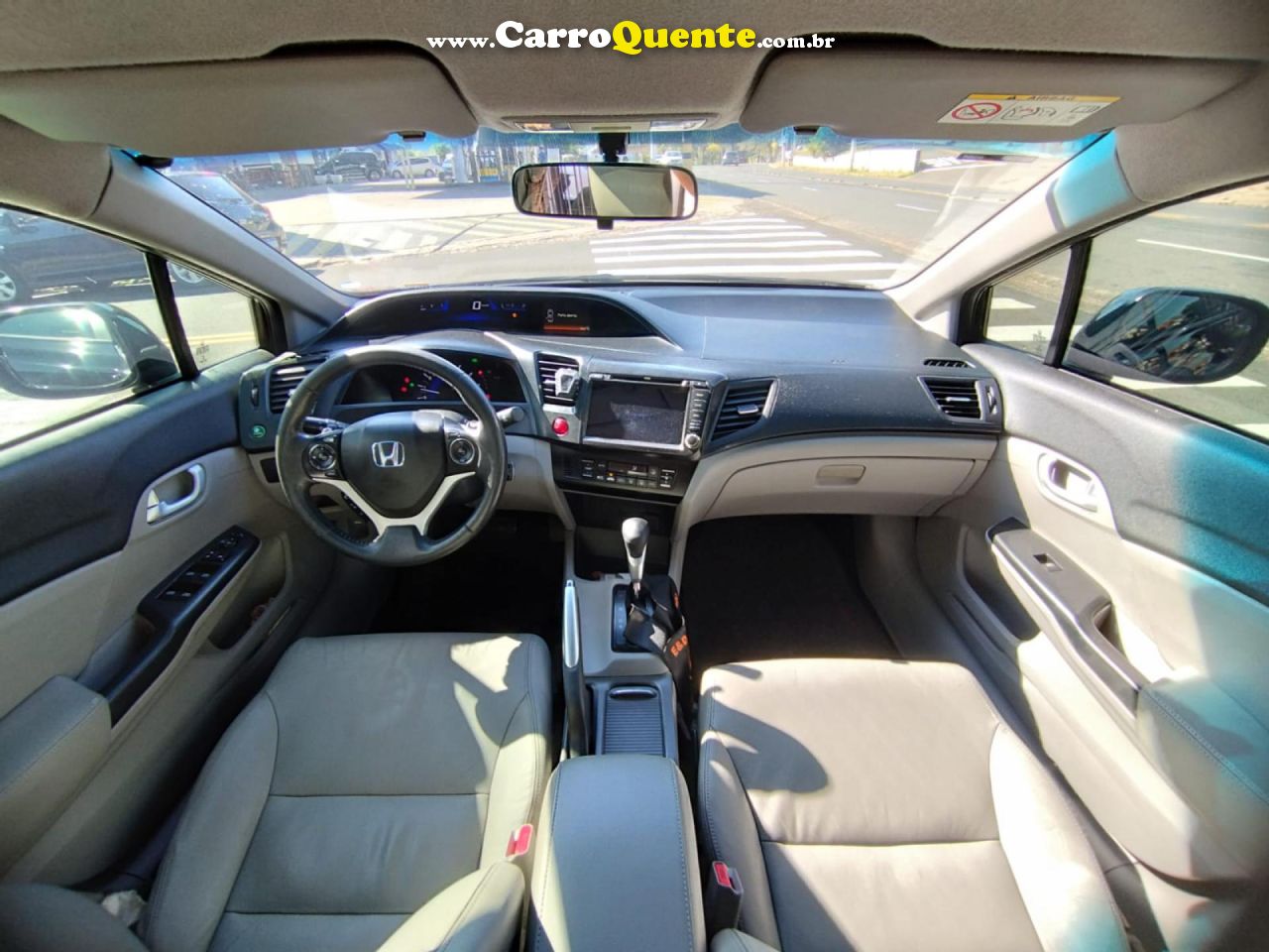 HONDA   CIVIC SEDAN LXR 2.0 FLEXONE 16V AUT. 4P   PRETO 2015 2.0 FLEX - Loja