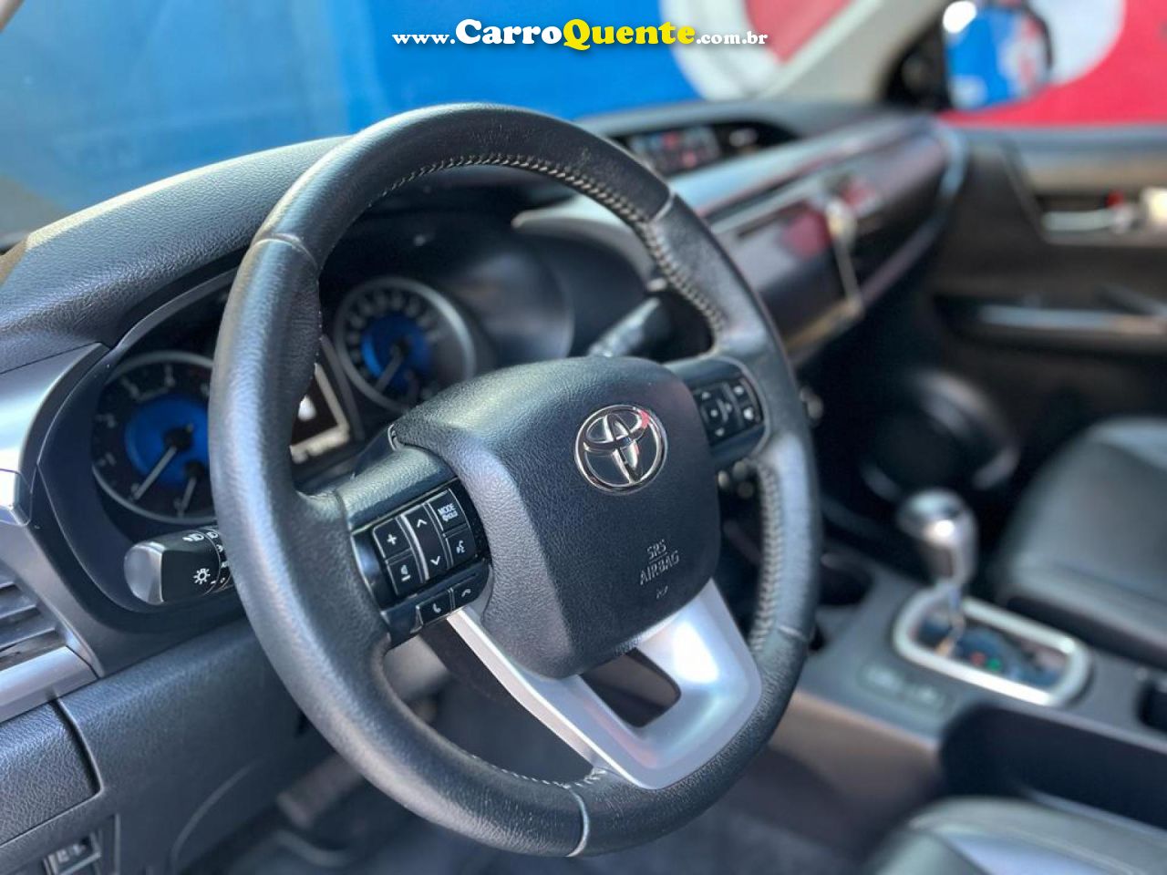 TOYOTA   HILUX CD SRV 4X4 2.8 TDI DIESEL AUT.   VERMELHO 2016 2.8 DIESEL - Loja