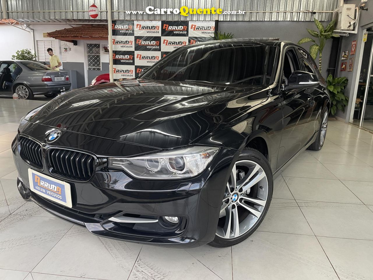 BMW   328IA 2.0 TB2.0 TB FLEX 16V 4P   PRETO 2014 2.0 FLEX - Loja