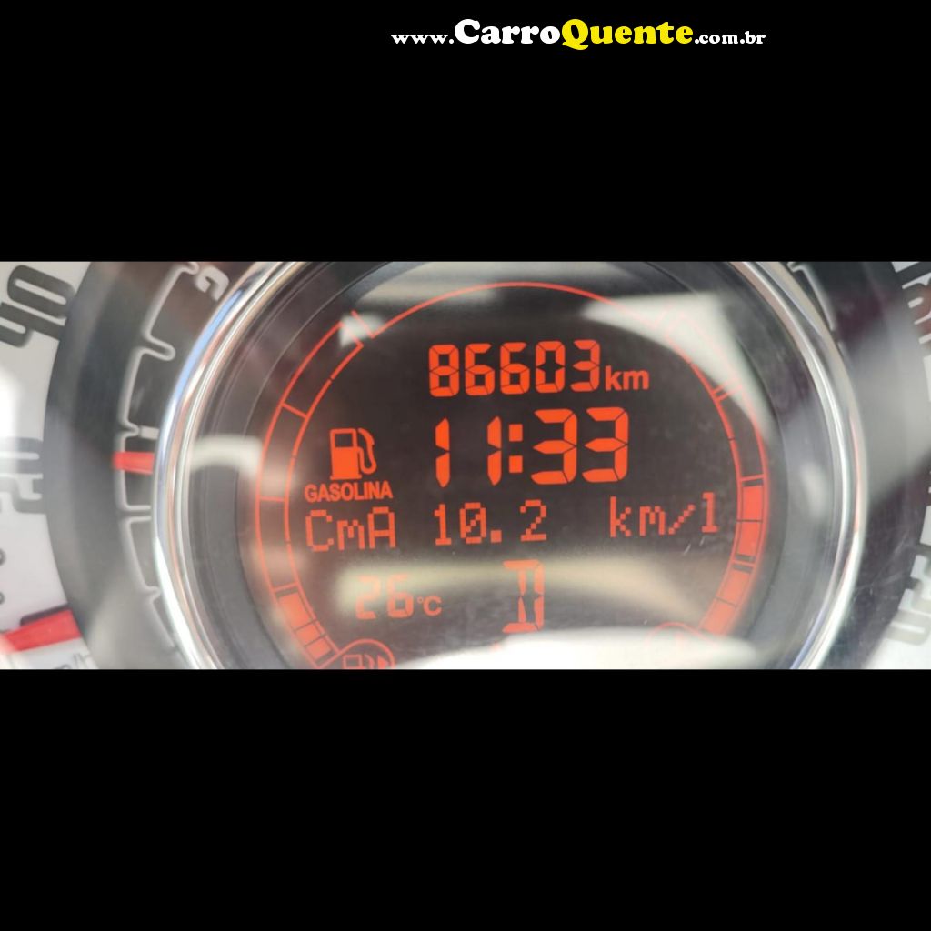 FIAT   500 CABRIO500 COUPE GUCCIFLEX 1.4 AUT.   BRANCO 2014 1.4 FLEX - Loja