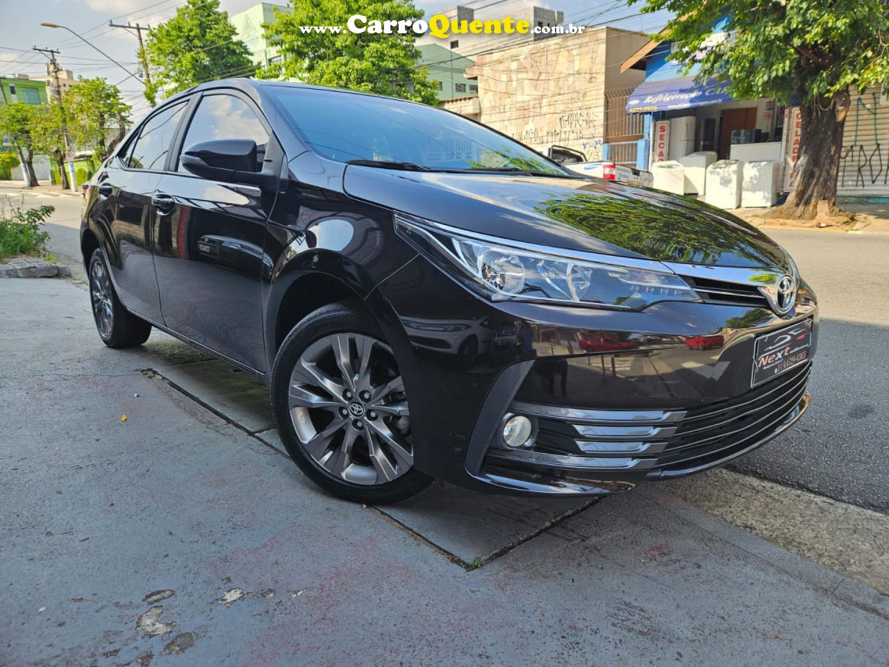 TOYOTA   COROLLA XEI 2.0 FLEX 16V AUT.   MARROM 2019 2.0 FLEX - Loja