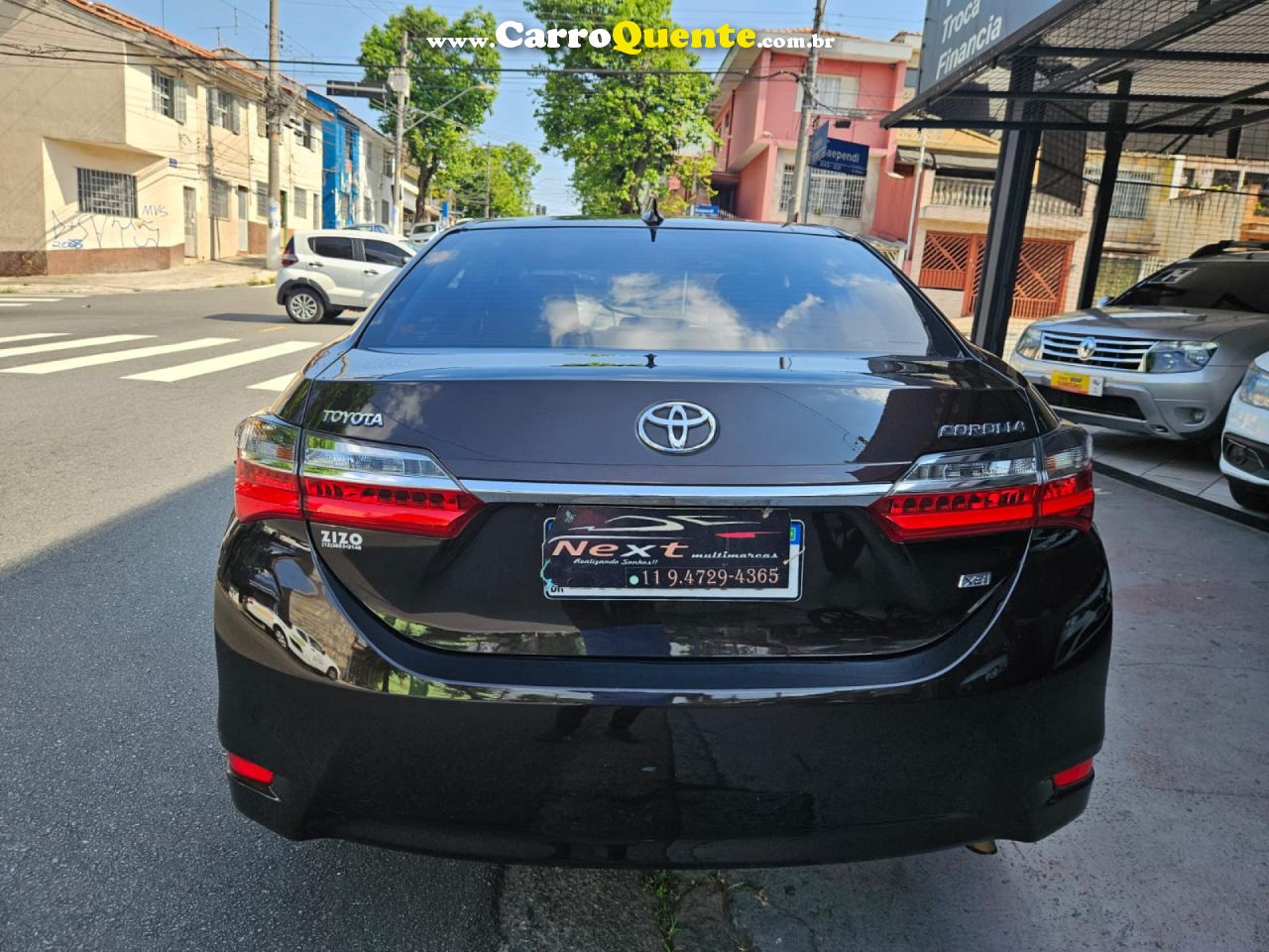 TOYOTA   COROLLA XEI 2.0 FLEX 16V AUT.   MARROM 2019 2.0 FLEX - Loja