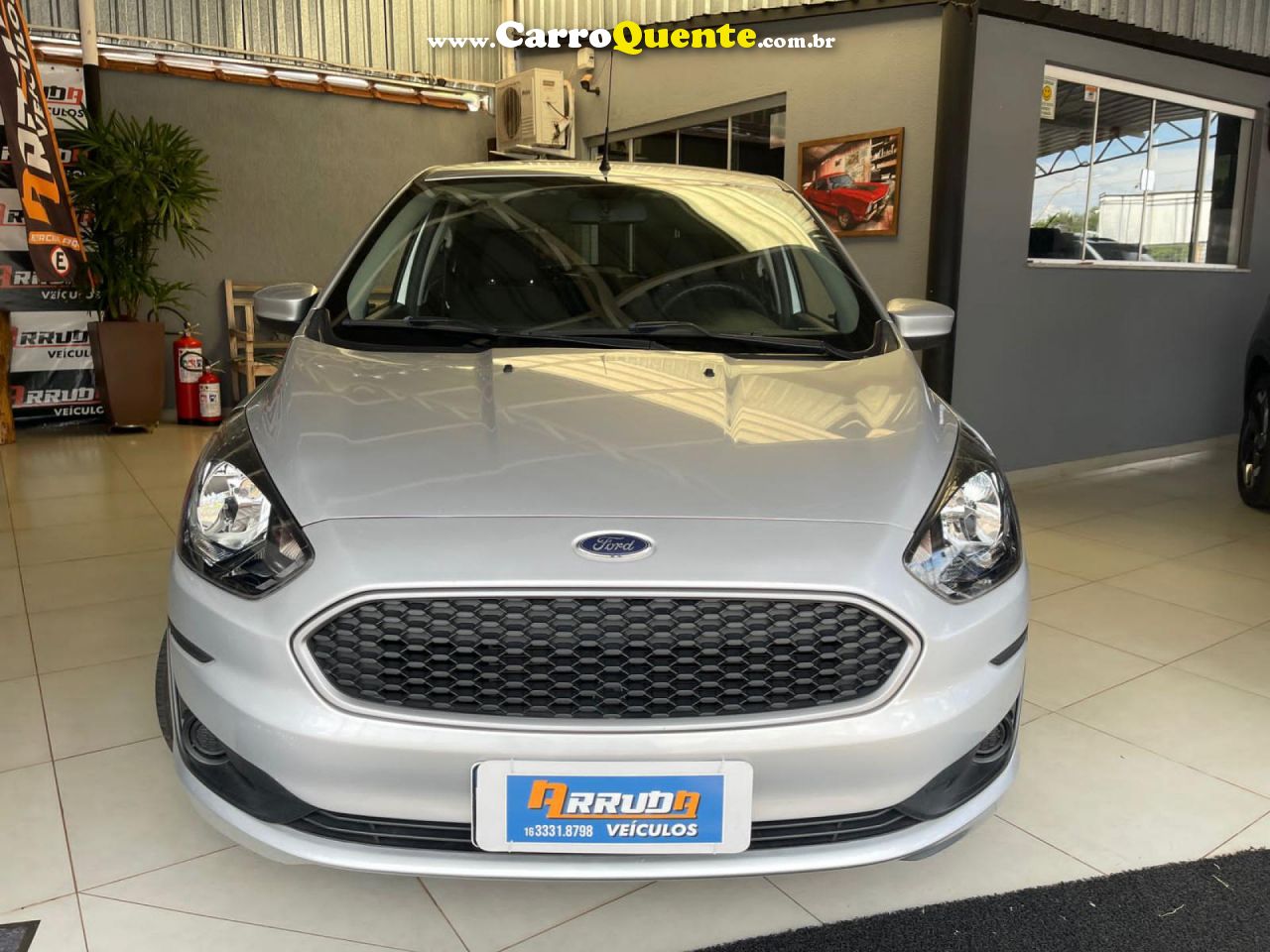 FORD   KA 1.0 SESE PLUS TIVCT FLEX 5P   PRATA 2019 1.0 FLEX - Loja