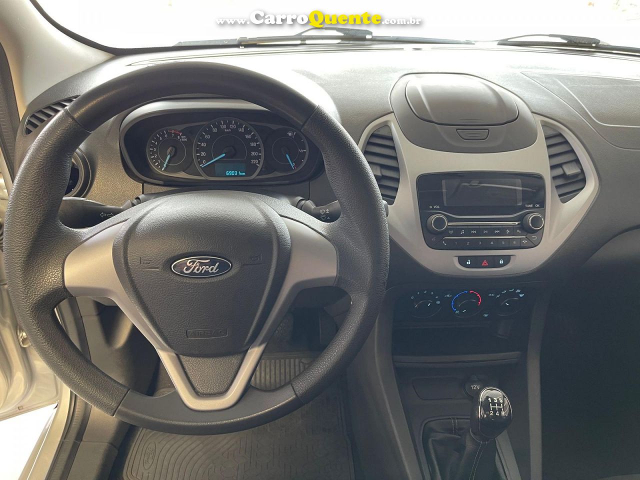 FORD   KA 1.0 SESE PLUS TIVCT FLEX 5P   PRATA 2019 1.0 FLEX - Loja