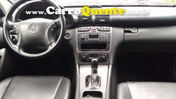 MERCEDES-BENZ   C-320 AVANTGARDE 3.2 V6 24V 4P AUT.   PRATA 2002 3.2 GASOLINA - Loja