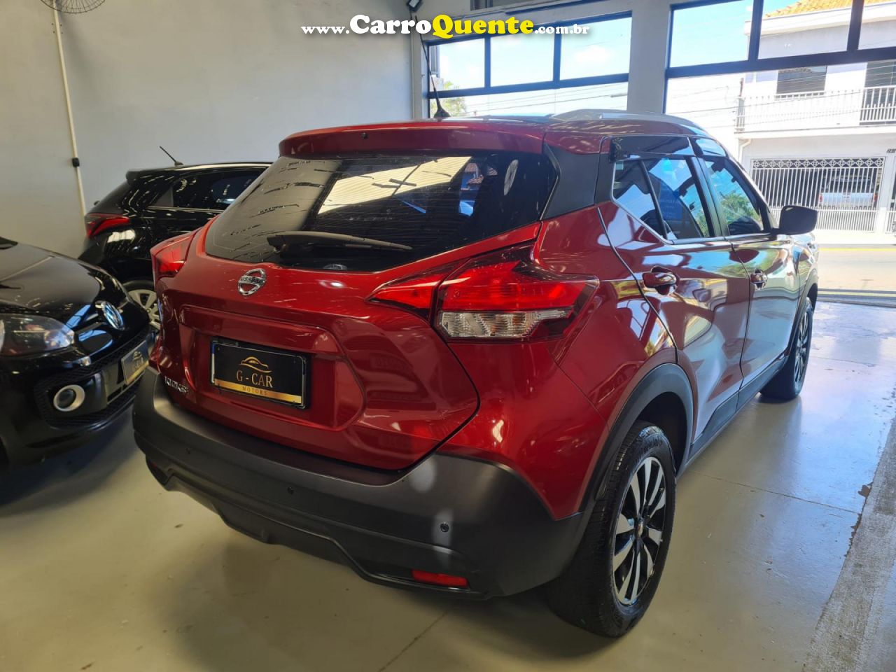 NISSAN   KICKS S 1.6 16V FLEX 5P AUT.   VERMELHO 2019 1.6 FLEX - Loja