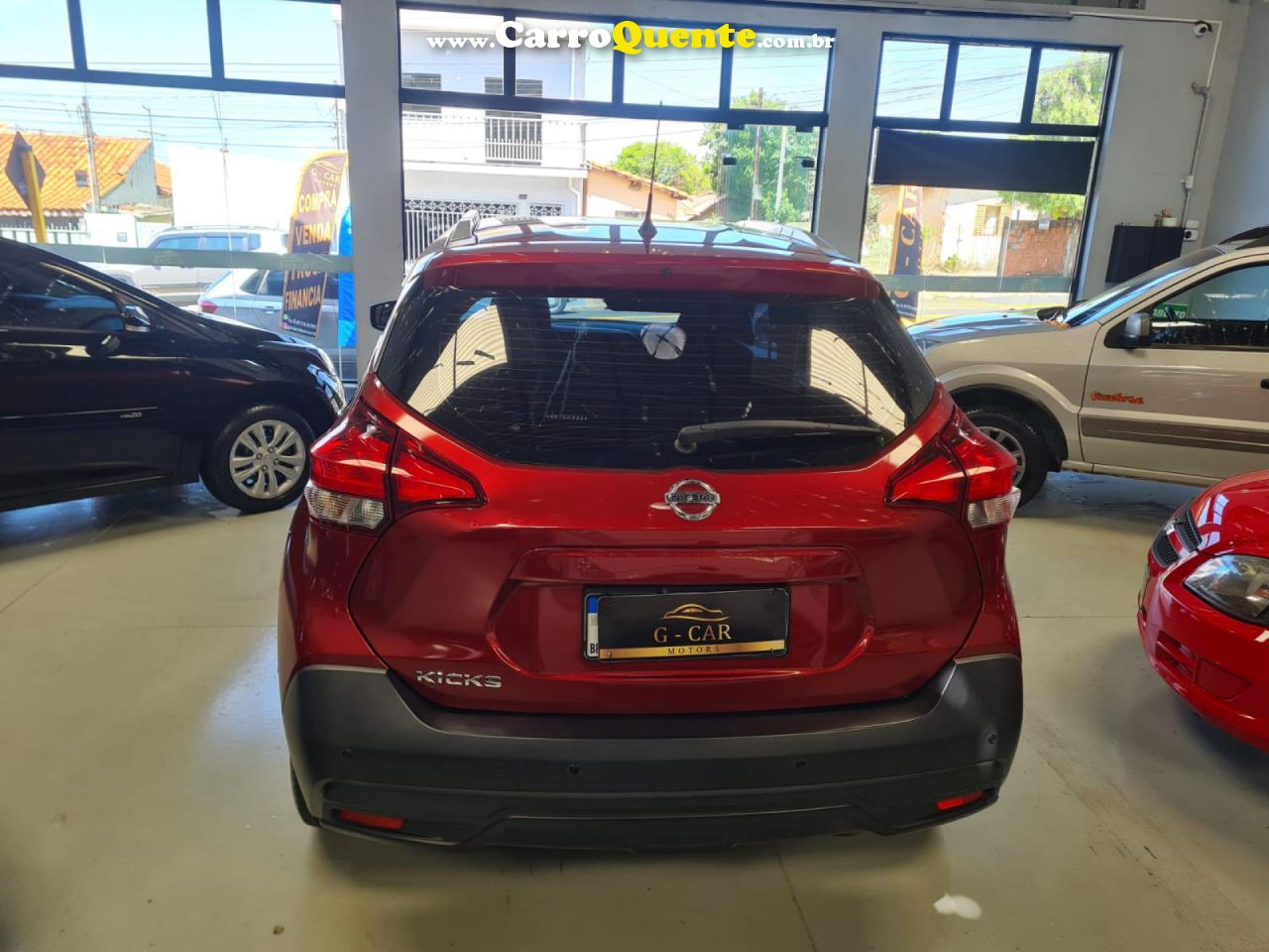 NISSAN   KICKS S 1.6 16V FLEX 5P AUT.   VERMELHO 2019 1.6 FLEX - Loja