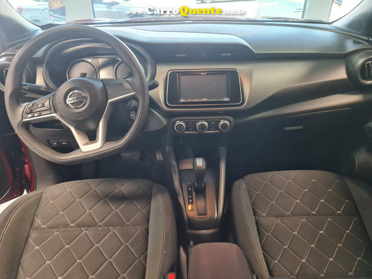 NISSAN   KICKS S 1.6 16V FLEX 5P AUT.   VERMELHO 2019 1.6 FLEX - Loja