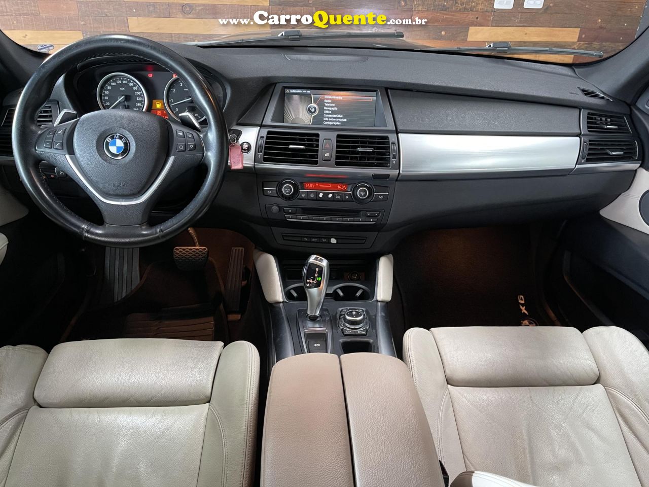 BMW   X6 XDRIVE 35I 3.0 306CV BI-TURBO   AZUL 2013 3.0 GASOLINA - Loja