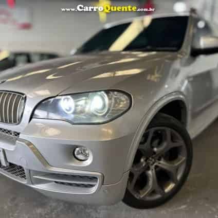 BMW   X5 4.8 4X4 V8 32V 360CV   PRATA 2008 4.8 GASOLINA