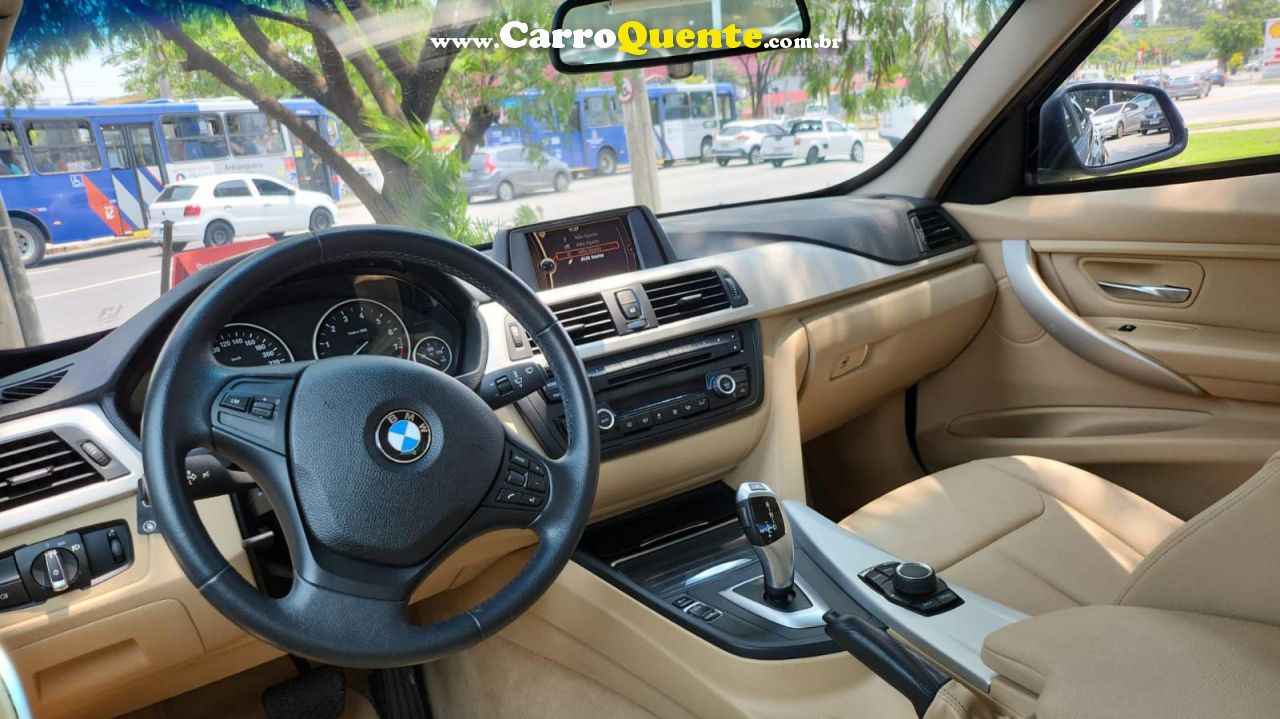 BMW   320IA 2.0 TURBOACTIVEFLEX 16VGP  4P   PRETO 2014 2.0 GASOLINA - Loja