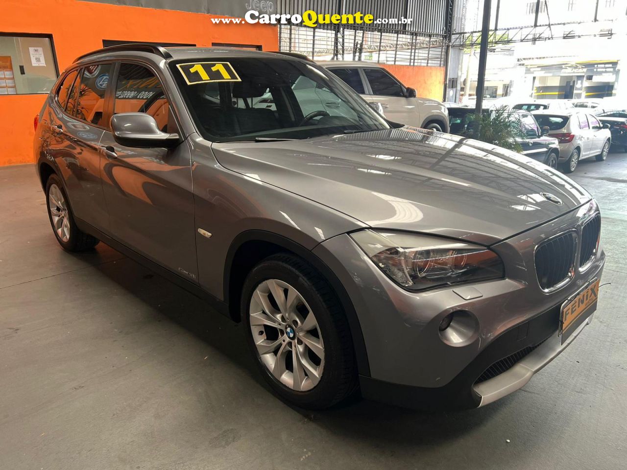 BMW   X1 SDRIVE 18I 2.0 16V 4X2 AUT.   CINZA 2011 2.0 GASOLINA - Loja