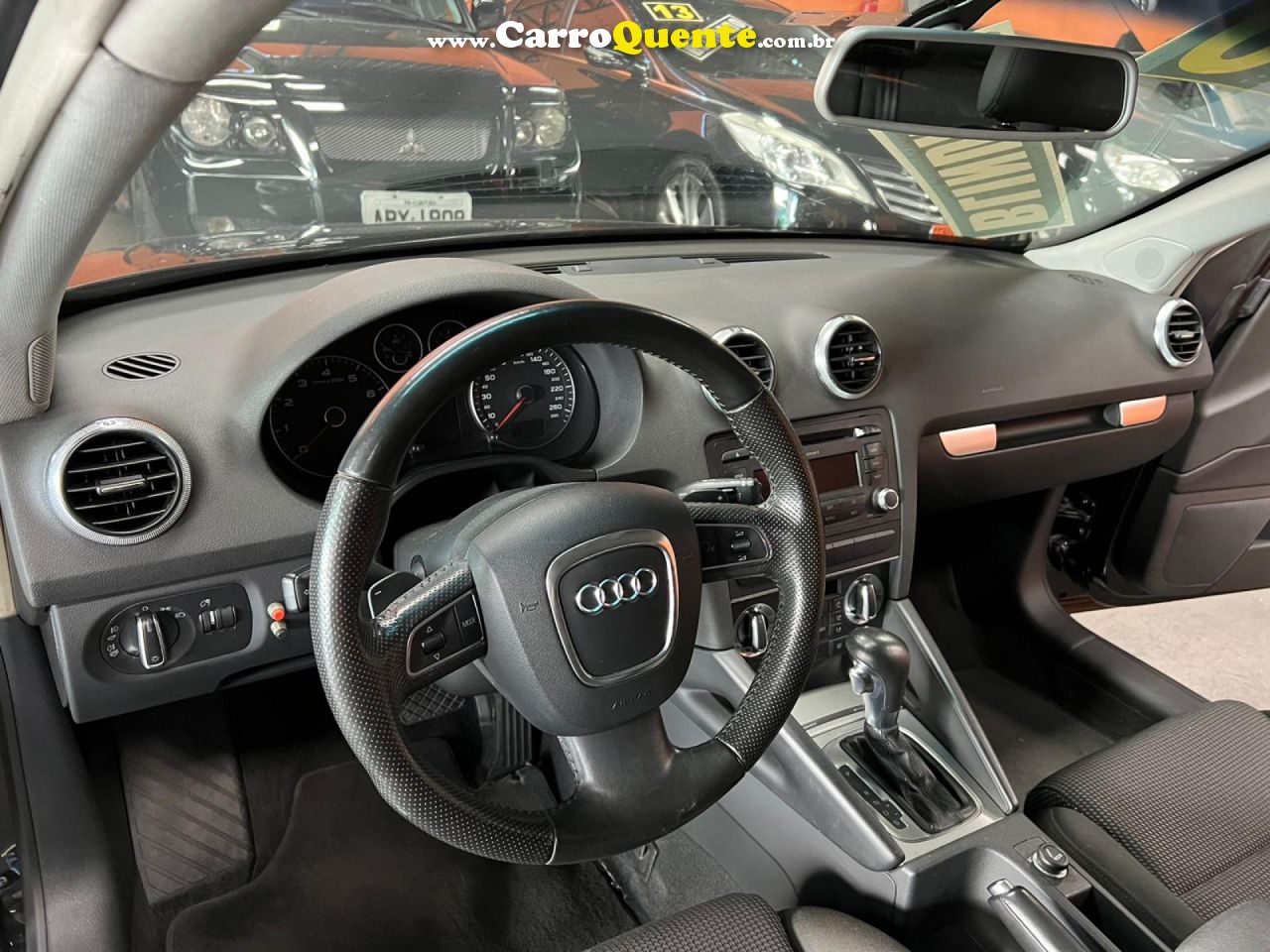 AUDI   A3 SPORT 2.0 16V TFSI S- TRONIC   PRETO 2010 2.0 GASOLINA - Loja
