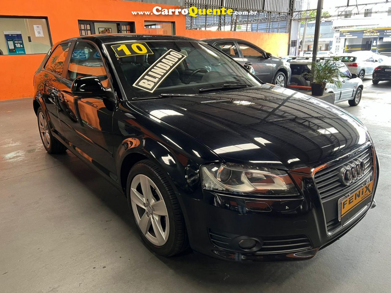 AUDI   A3 SPORT 2.0 16V TFSI S- TRONIC   PRETO 2010 2.0 GASOLINA - Loja