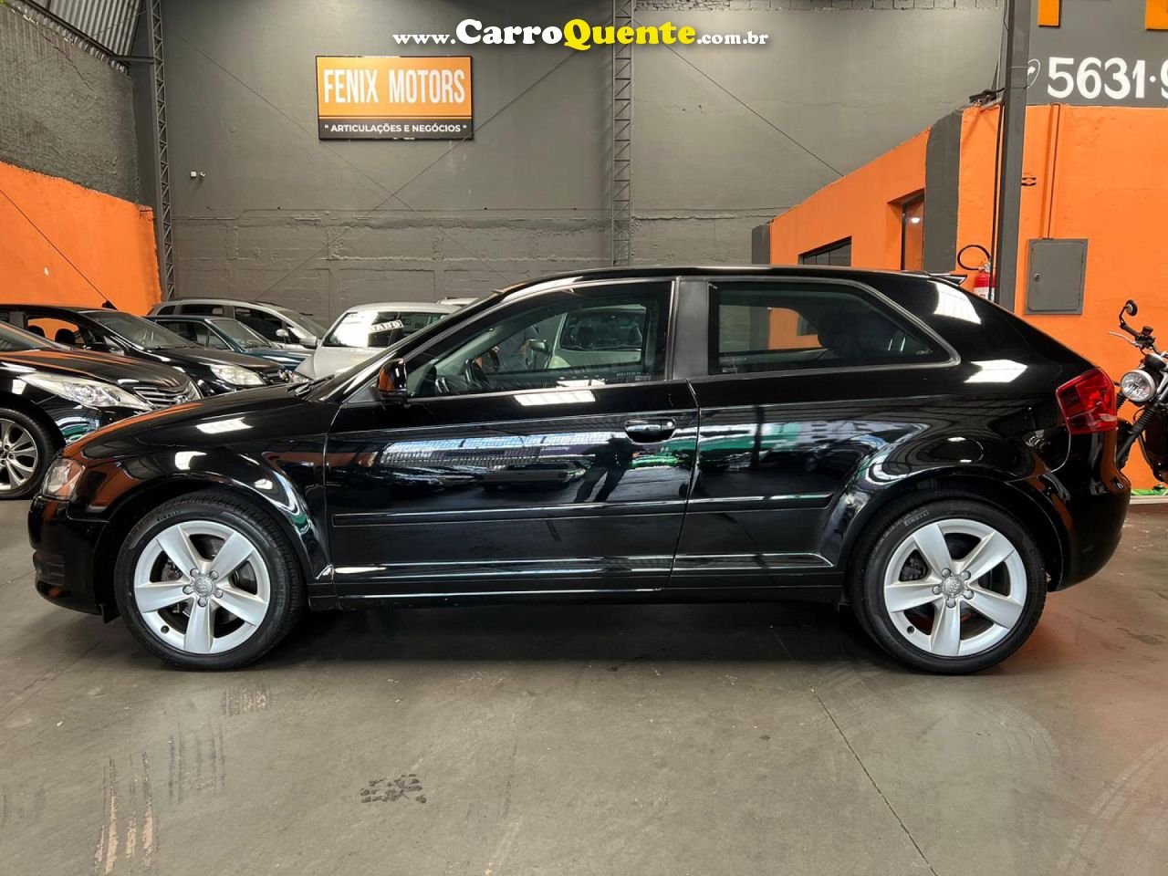AUDI   A3 SPORT 2.0 16V TFSI S- TRONIC   PRETO 2010 2.0 GASOLINA - Loja