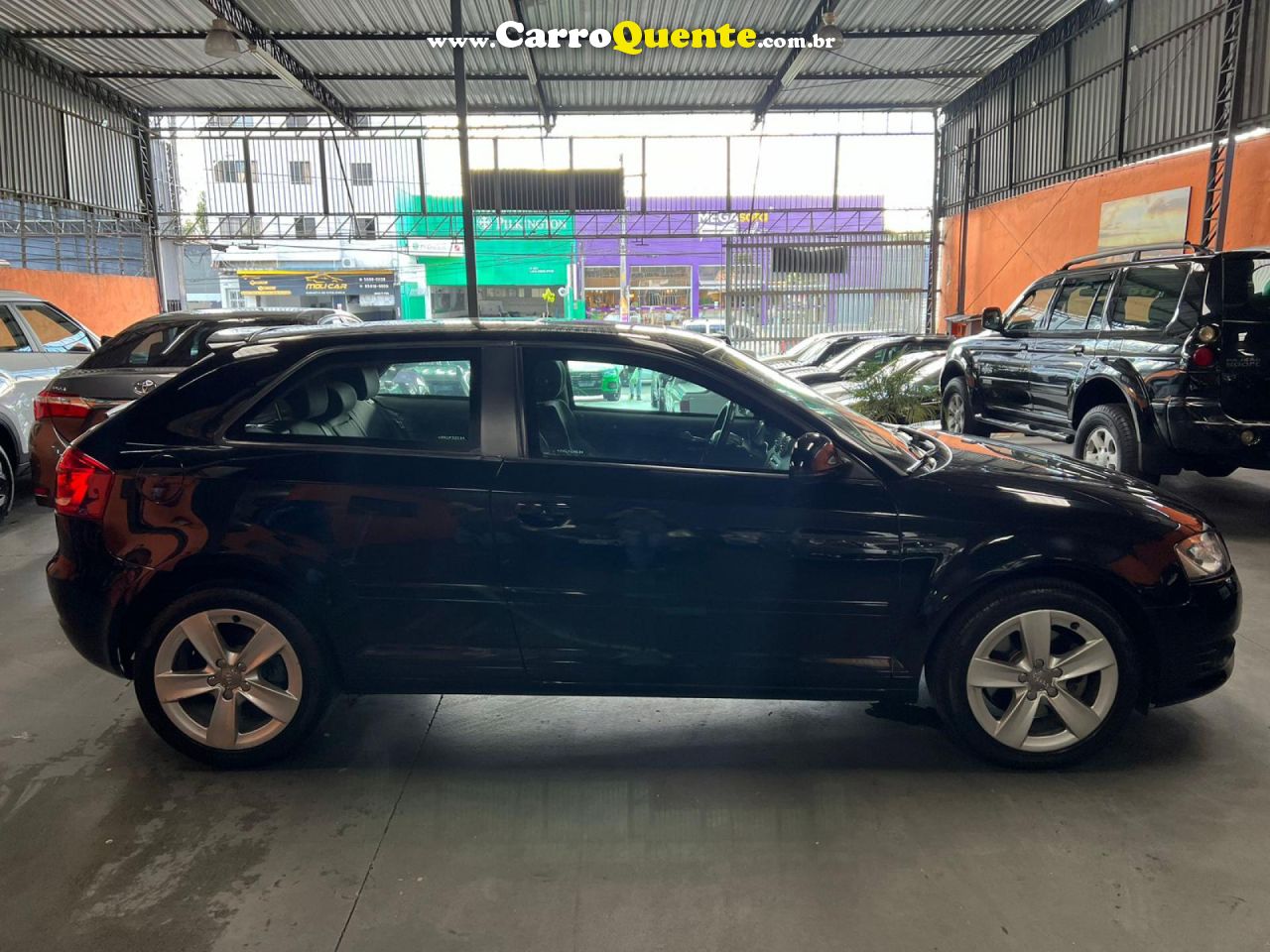 AUDI   A3 SPORT 2.0 16V TFSI S- TRONIC   PRETO 2010 2.0 GASOLINA - Loja