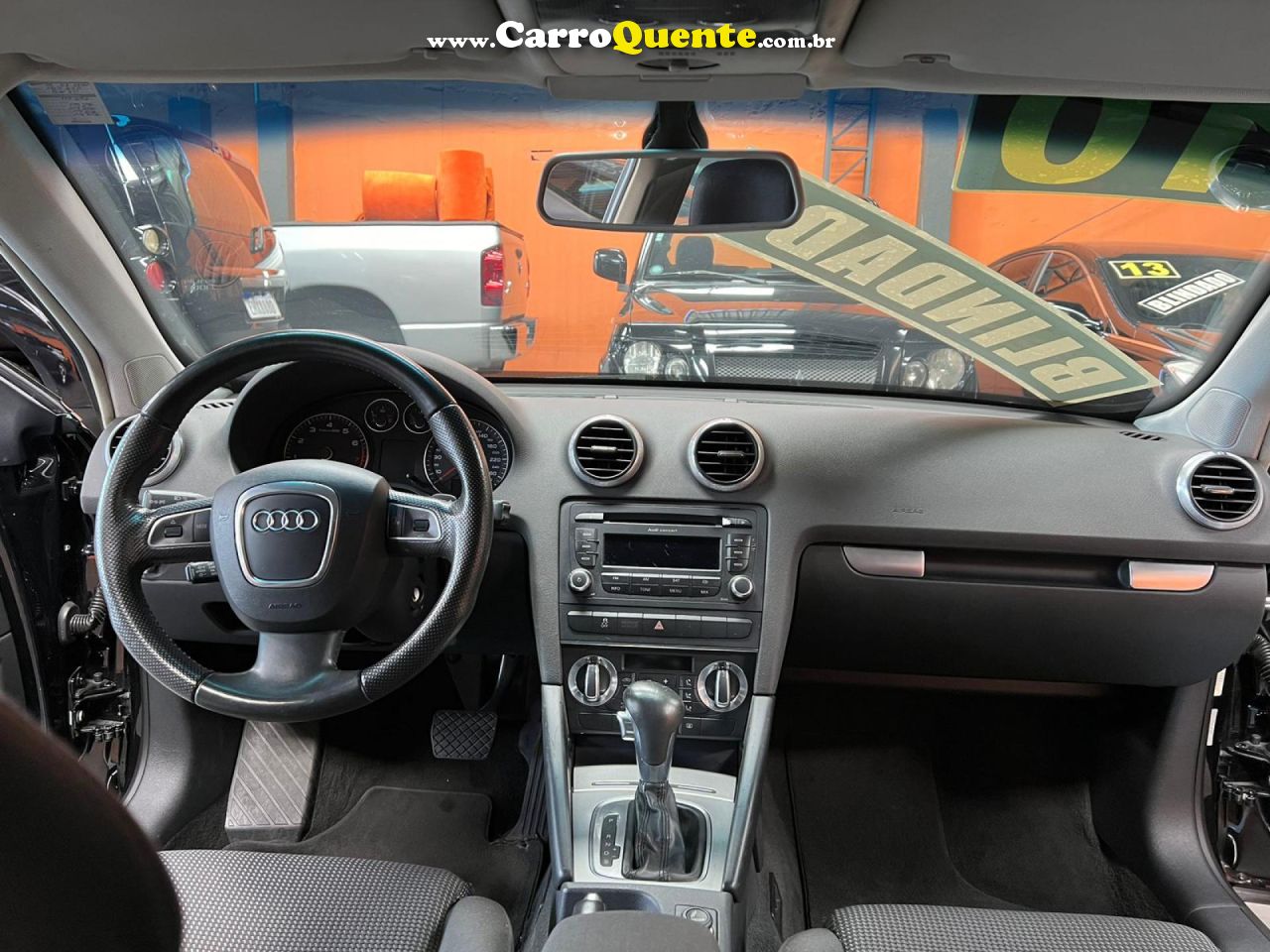 AUDI   A3 SPORT 2.0 16V TFSI S- TRONIC   PRETO 2010 2.0 GASOLINA - Loja