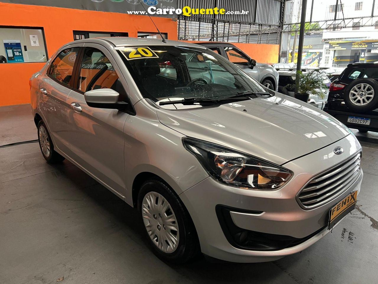 FORD   KA 1.5 SEDAN SE PLUS 12V FLEX 4P AUT.   PRATA 2020 1.5 FLEX - Loja