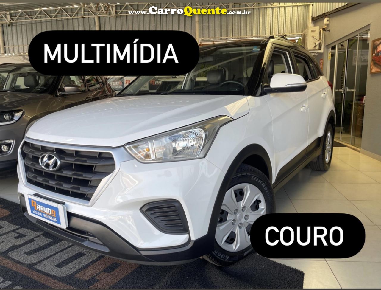 HYUNDAI   CRETA ATTITUDE 1.6 16V FLEX AUT.   BRANCO 2019 1.6 FLEX - Loja