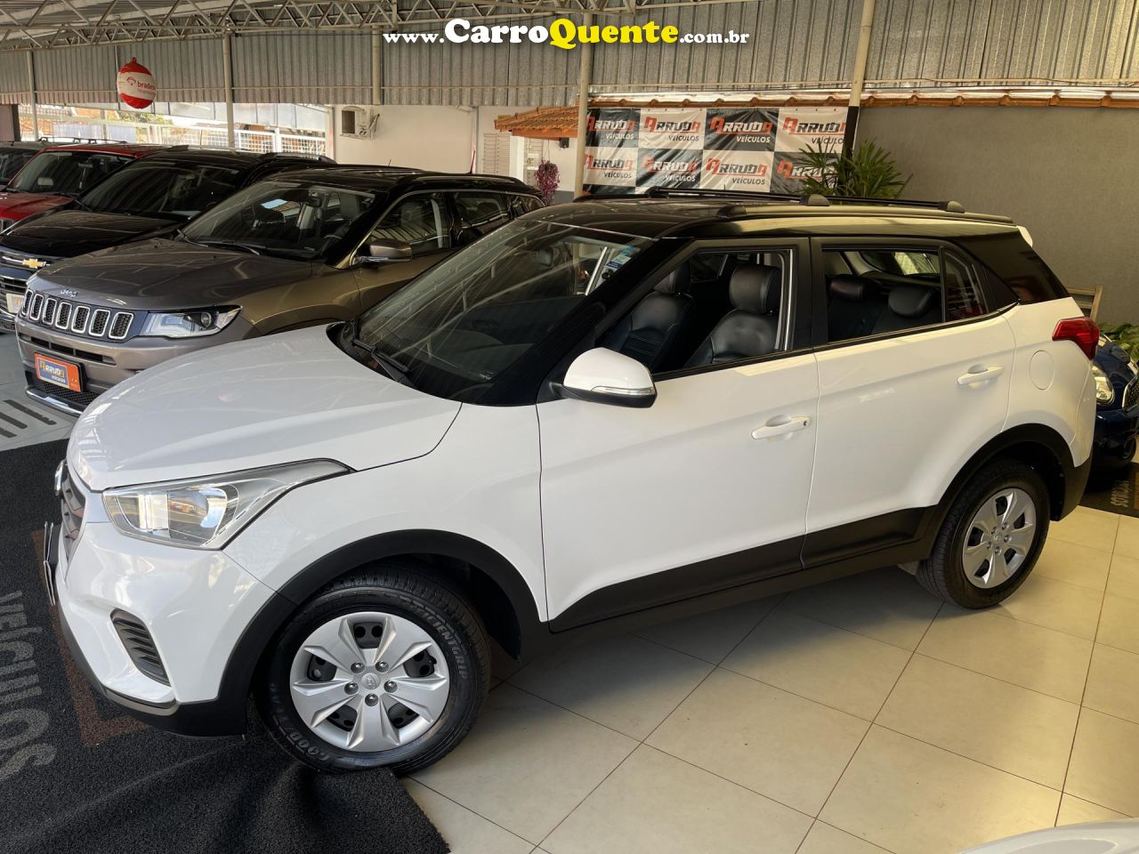 HYUNDAI   CRETA ATTITUDE 1.6 16V FLEX AUT.   BRANCO 2019 1.6 FLEX - Loja