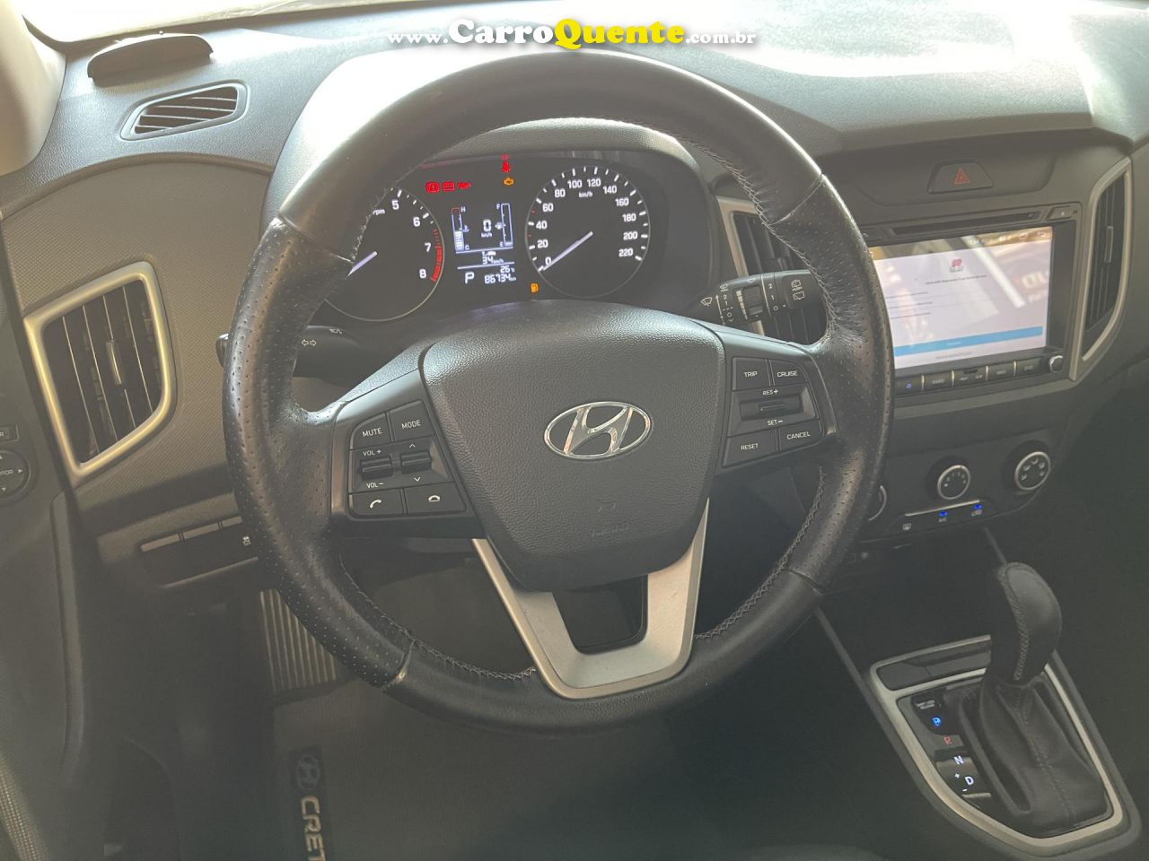 HYUNDAI   CRETA ATTITUDE 1.6 16V FLEX AUT.   BRANCO 2019 1.6 FLEX - Loja