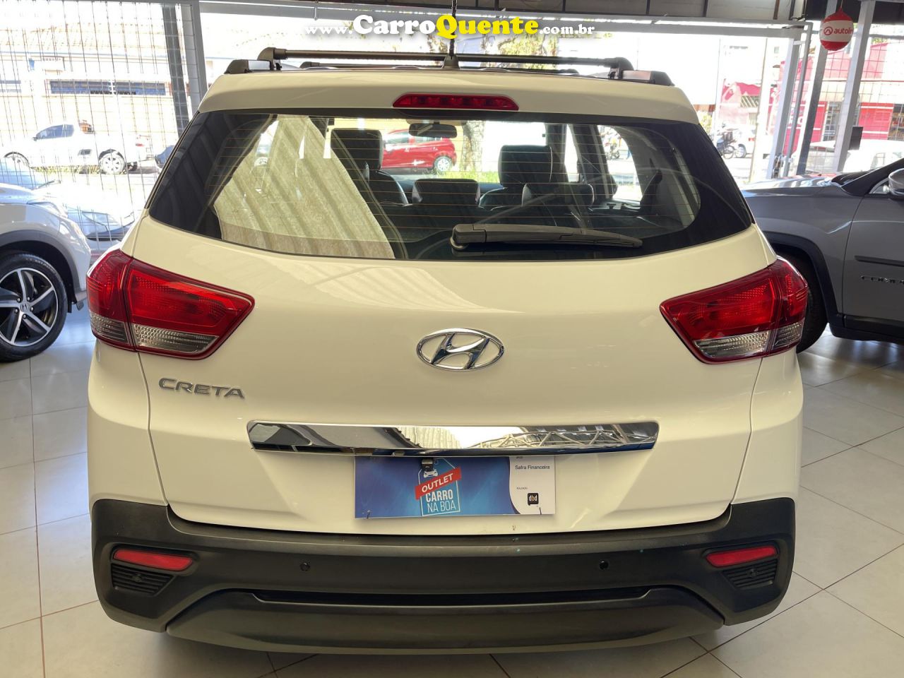 HYUNDAI   CRETA ATTITUDE 1.6 16V FLEX AUT.   BRANCO 2019 1.6 FLEX - Loja