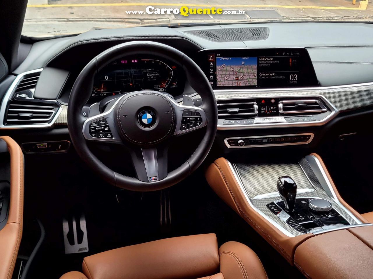 BMW   X6 XDRIVE 40I M SPORT 3.0 BI-TURBO   PRETO 2022 3.0 GASOLINA - Loja