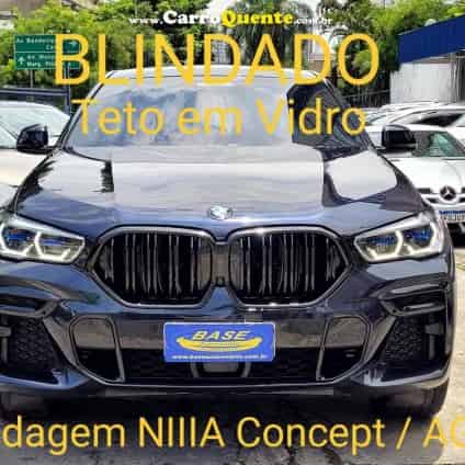 BMW   X6 XDRIVE 40I M SPORT 3.0 BI-TURBO   PRETO 2022 3.0 GASOLINA