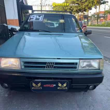 FIAT   UNO MILLE 1.0 ELECTRONIC 4P   VERDE 1994 1.0 GASOLINA