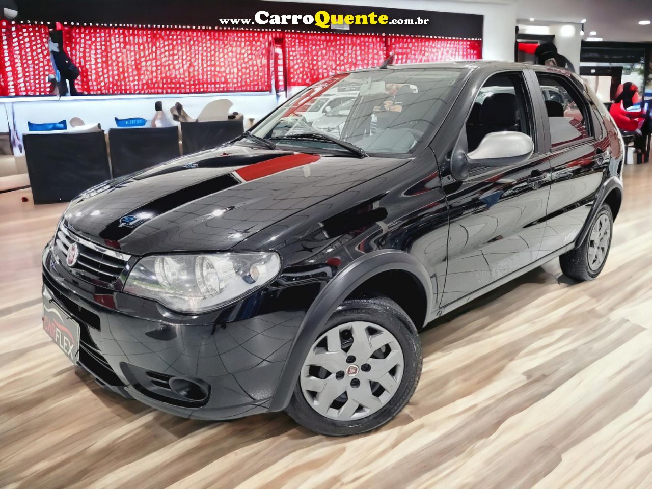 FIAT   PALIO WAY 1.0 FIRE FLEX 8V 5P   PRETO 2017 1.0 FLEX - Loja