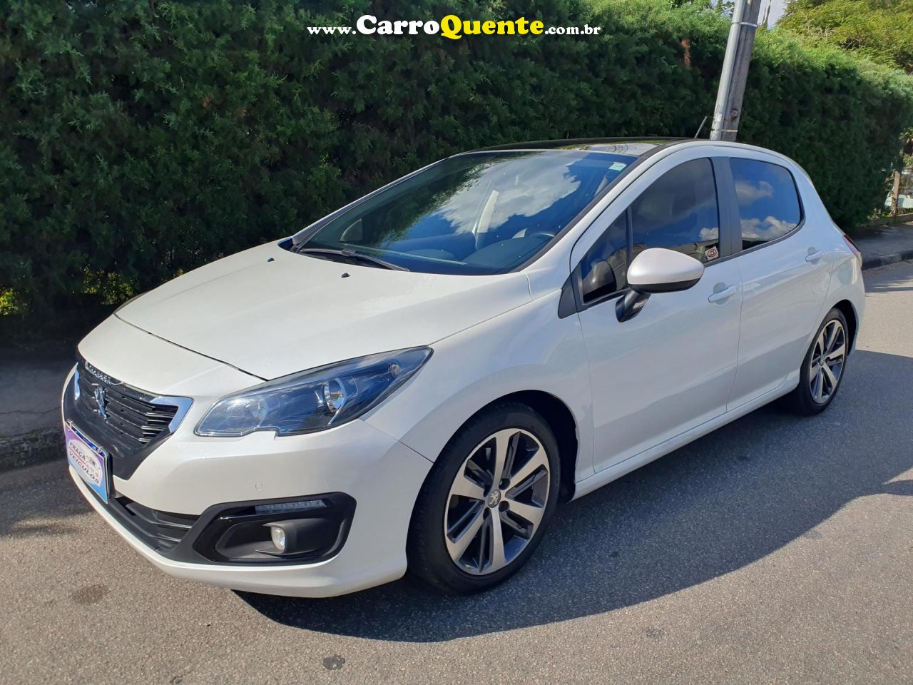 PEUGEOT   308 GRIFFE 1.6 TURBO FLEX 16V 5P AUT.   BRANCO 2016 1.6 FLEX - Loja