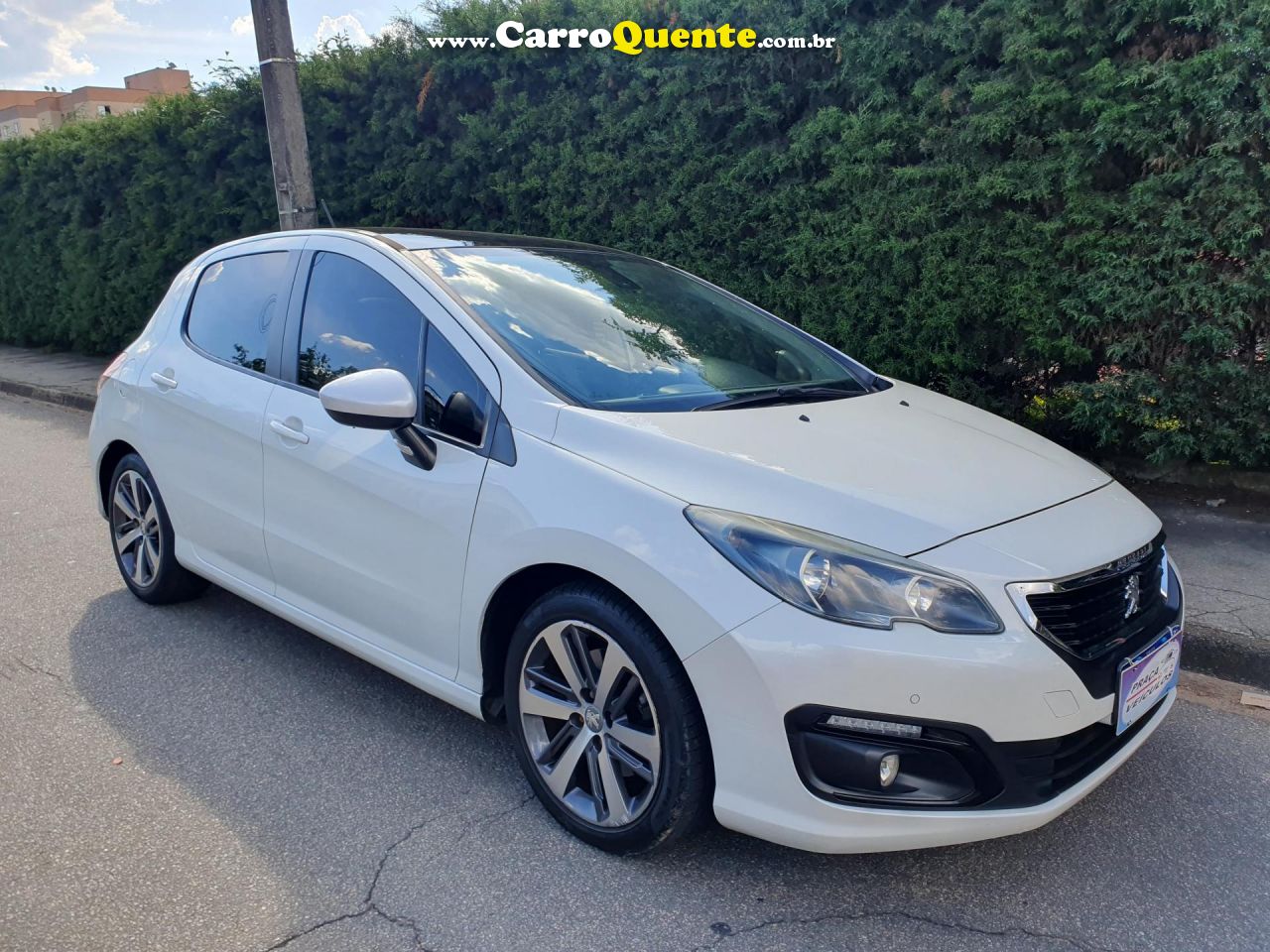 PEUGEOT   308 GRIFFE 1.6 TURBO FLEX 16V 5P AUT.   BRANCO 2016 1.6 FLEX - Loja