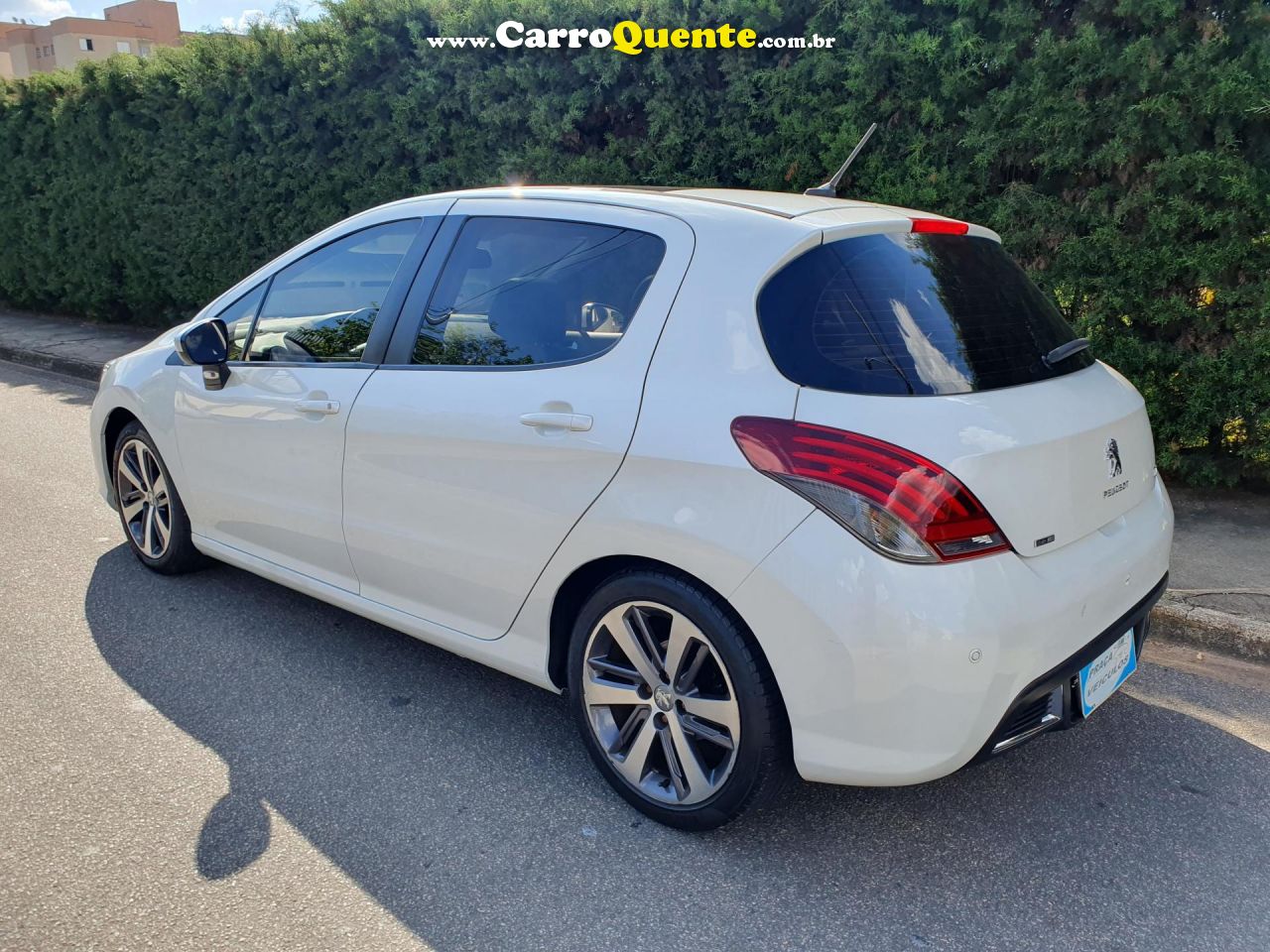 PEUGEOT   308 GRIFFE 1.6 TURBO FLEX 16V 5P AUT.   BRANCO 2016 1.6 FLEX - Loja