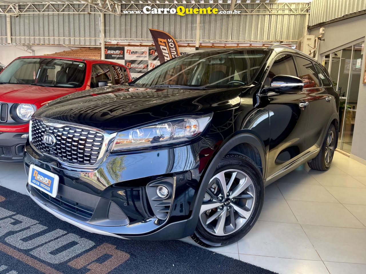 KIA   SORENTO 2.4 16V 4X2 AUT.   PRETO 2018 2.4 GASOLINA - Loja