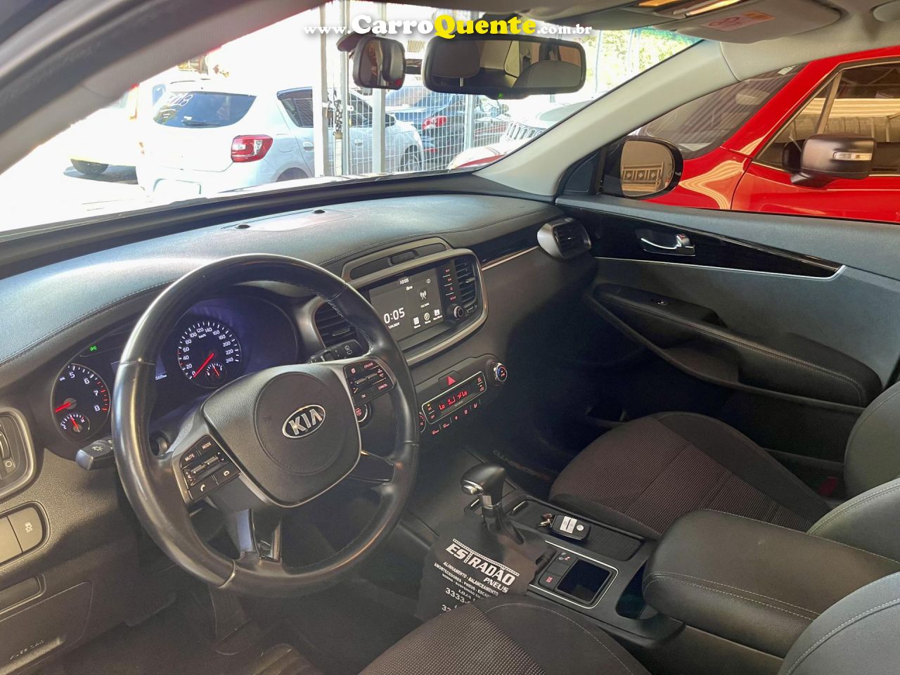KIA   SORENTO 2.4 16V 4X2 AUT.   PRETO 2018 2.4 GASOLINA - Loja
