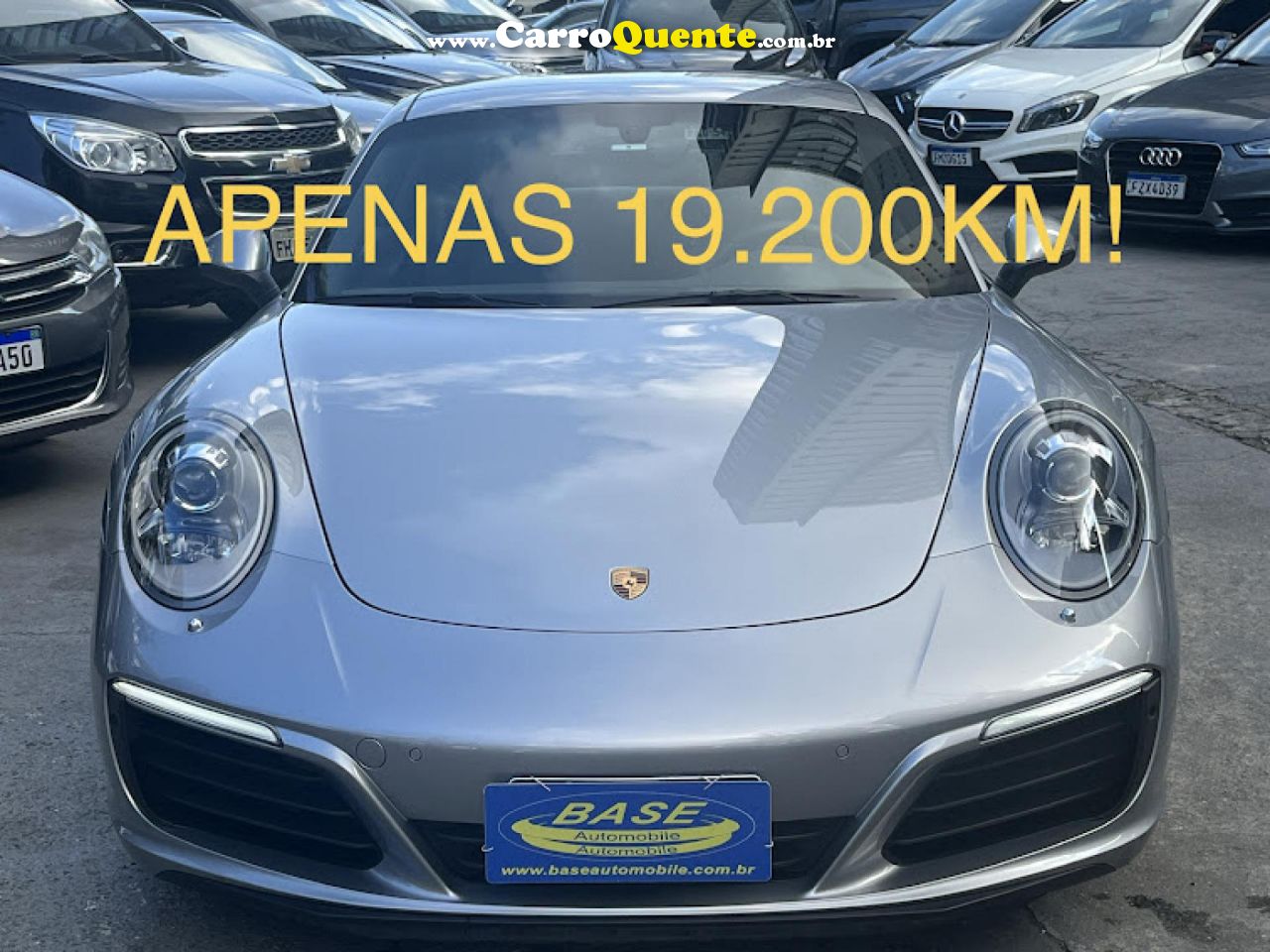 PORSCHE   911 CARRERA COUPE 3.0 (991992)   PRATA 2017 3.0 GASOLINA - Loja