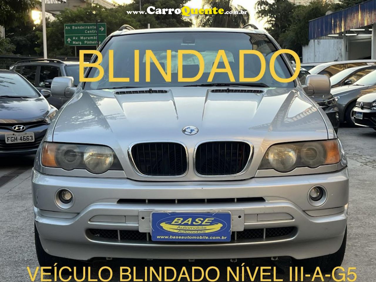 BMW   X5 3.0 4X4   PRATA 2001 3.0 GASOLINA - Loja