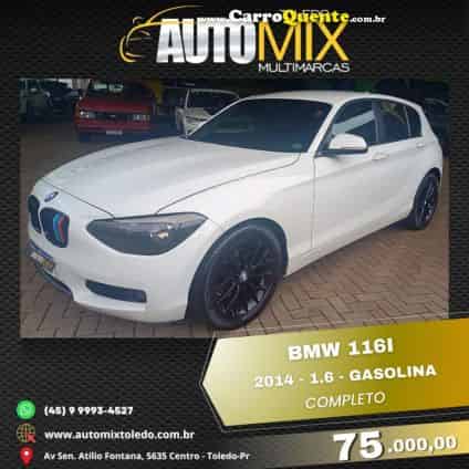BMW   116IA 1.6 TB 16V 136CV 5P   BRANCO 2014 1.6 GASOLINA